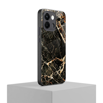 Midnight Gold oneplus 13s mobile cover | shockproof glass phone case