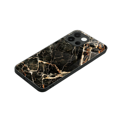 Midnight Gold stylish phone case for oneplus 13s | glossy glass and slim fit