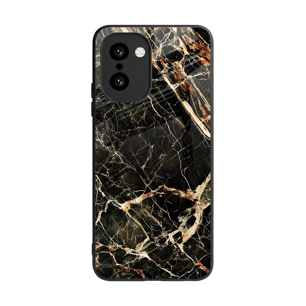 Midnight Gold back phone cover | glass case for oneplus 15r