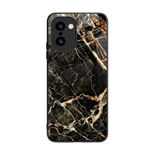 Midnight Gold back phone cover | glass case for oneplus 15r
