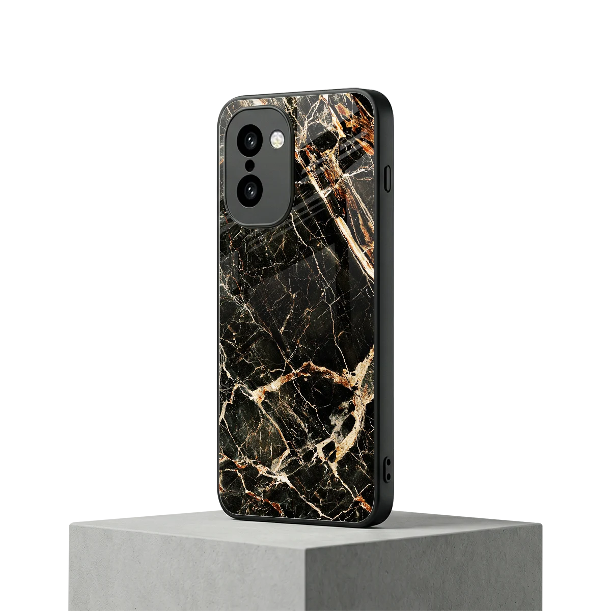 Midnight Gold oneplus 15r mobile cover | shockproof glass phone case