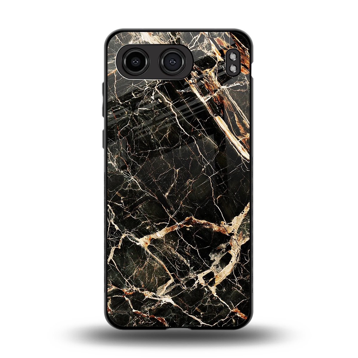 Midnight Gold back phone cover | glass case for oneplus nord 4