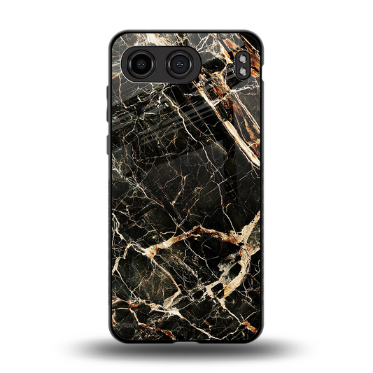 Midnight Gold back phone cover | glass case for oneplus nord 4