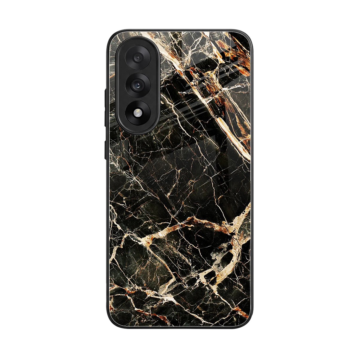 Midnight Gold back phone cover | glass case for oneplus nord 5