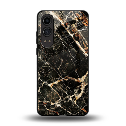 Midnight Gold back phone cover | glass case for oneplus nord ce 4 lite