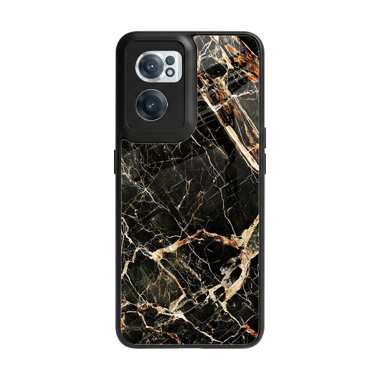 Midnight Gold back phone cover | glass case for oneplus nord ce 2