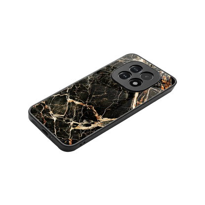 Midnight Gold stylish phone case for oppo f29 5g | glossy glass and slim fit