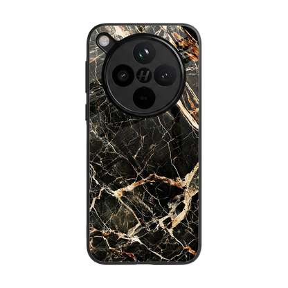 Midnight Gold back phone cover | glass case for oppo find x8