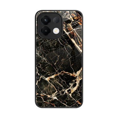 Midnight Gold back phone cover | glass case for oppo k13 5g