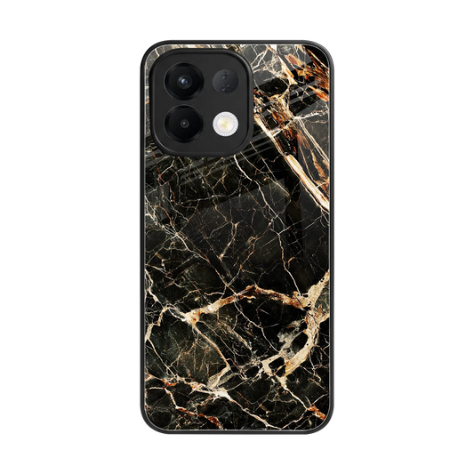 Midnight Gold back phone cover | glass case for oppo k13 5g
