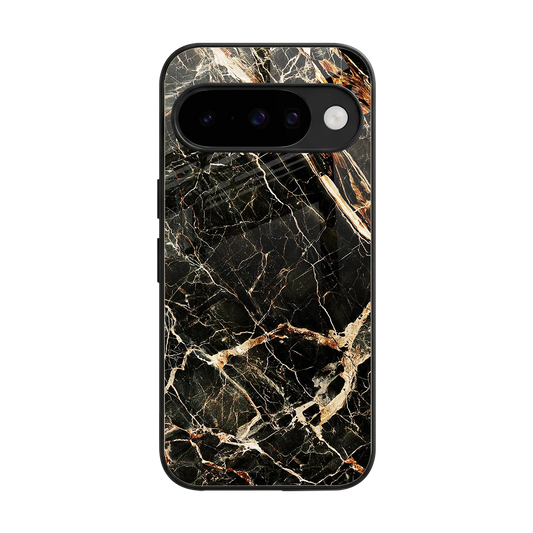 Midnight Gold back phone cover | glass case for google pixel 10