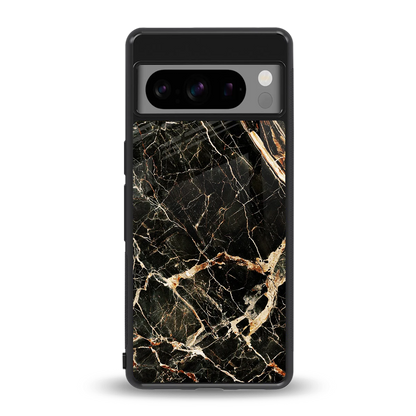 Midnight Gold back phone cover | glass case for google pixel 8 pro