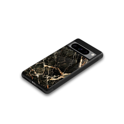 Midnight Gold google pixel 8 pro mobile cover | shockproof glass phone case