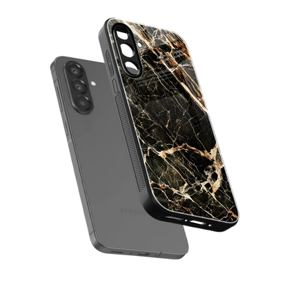 Midnight Gold sleek samsung galaxy a36 5g cover with tempered glass back and TPU edges