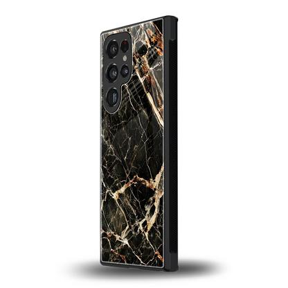 Midnight Gold samsung galaxy s23 ultra mobile cover | shockproof glass phone case