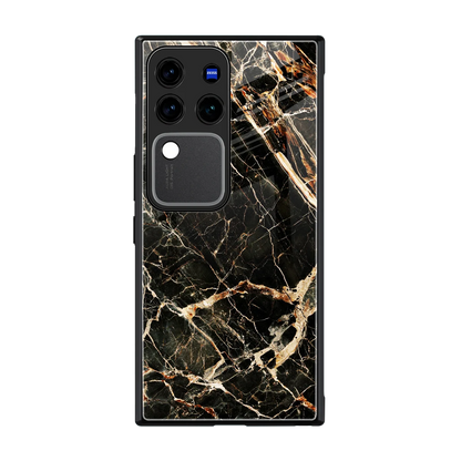 Midnight Gold back phone cover | glass case forvivo v30 pro