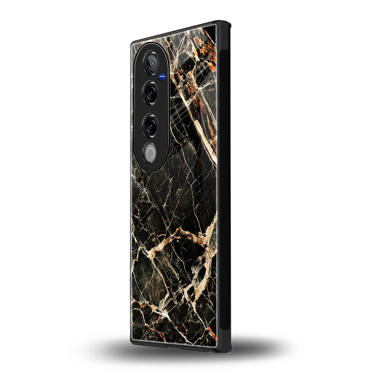 Midnight Gold vivo v40 pro mobile cover | shockproof glass phone case