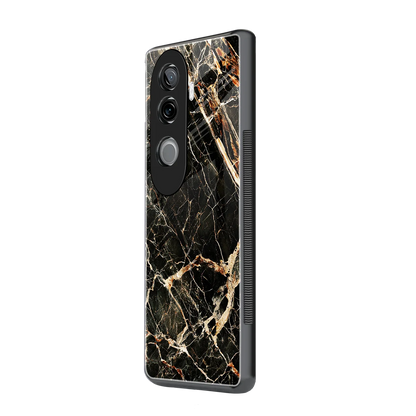 Midnight Gold vivo v40e mobile cover | shockproof glass phone case