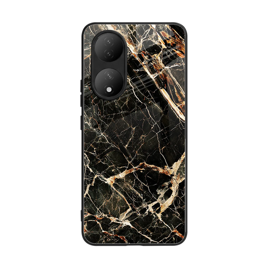 Midnight Gold back phone cover | glass case for Vivo-y100