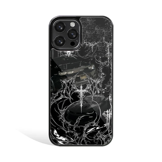 Premium Glass Back Mobile Phone Cover for iPhone, Samsung, OnePlus, Google Pixel, Redmi, Oppo, Vivo & Realme