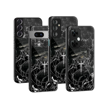 Stylish Glass Back Case for All Smartphones iPhone, Samsung, OnePlus, Pixel, Redmi, Oppo, Vivo, Motorola