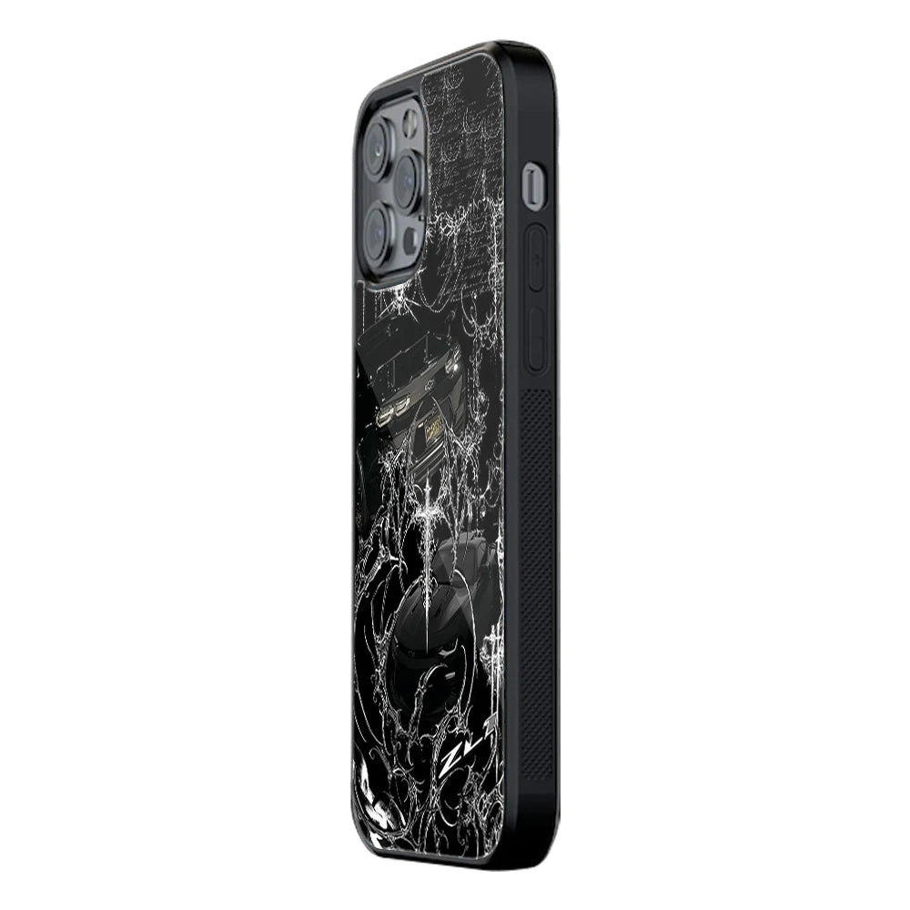 Trendy Glass Back Mobile Case for iPhone, Samsung, Redmi, OnePlus, Google Pixel, Motorola