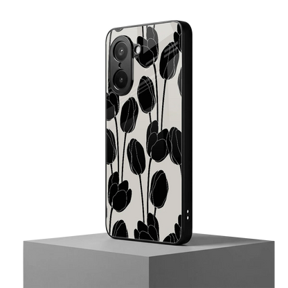 Midnight Rose oneplus nord ce5 5g mobile cover | shockproof glass phone case