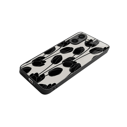 Midnight Rose stylish phone case for oneplus nord ce5 5g | glossy glass and slim fit