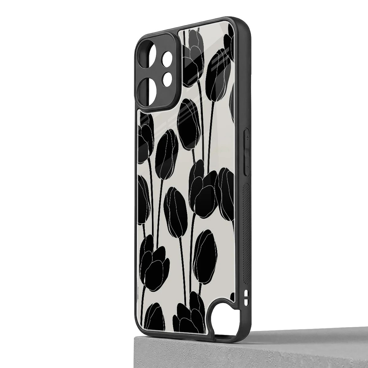 Midnight Rose cmf nothing phone 2 pro mobile cover | shockproof glass phone case