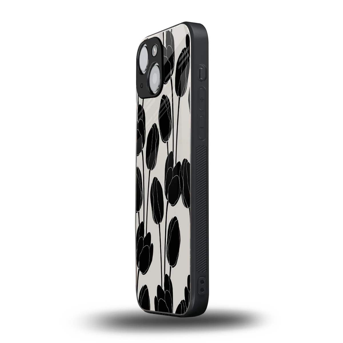 Midnight Rose iphone 12 mini mobile cover | shockproof glass phone case