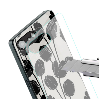 Midnight Rose stylish phone case for iphone 16e | glossy glass and slim fit