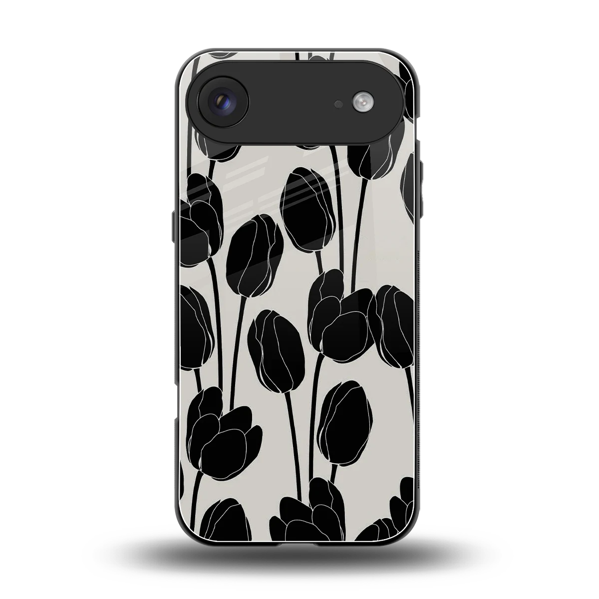 Midnight Rose back phone cover | glass case for iphone air
