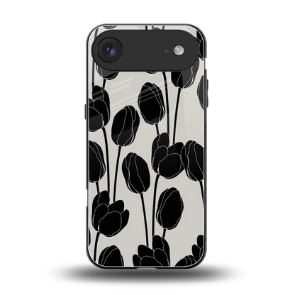 Midnight Rose back phone cover | glass case for iphone air