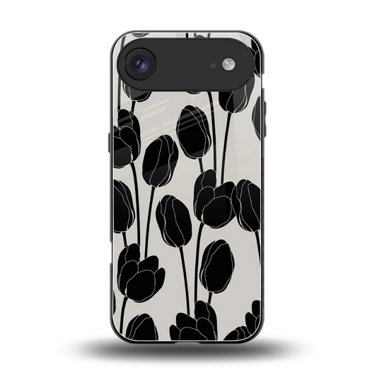 Midnight Rose back phone cover | glass case for iphone air