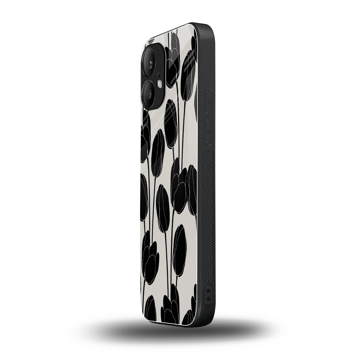 Midnight Rose nothing phone 2 mobile cover | shockproof glass phone case