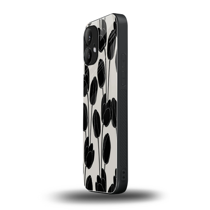 Midnight Rose nothing phone 2 mobile cover | shockproof glass phone case