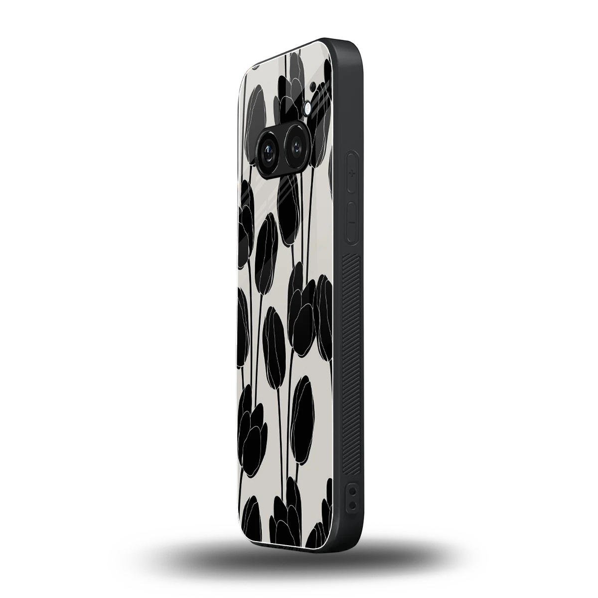Midnight Rose nothing phone 2a mobile cover | shockproof glass phone case