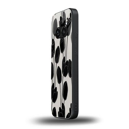 Midnight Rose nothing phone 2a mobile cover | shockproof glass phone case