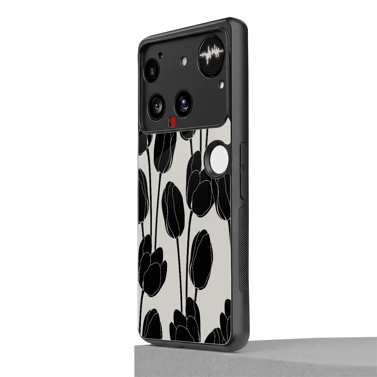 Midnight Rose nothing phone 3 mobile cover | shockproof glass phone case