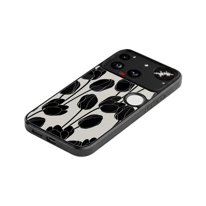 Midnight Rose stylish phone case for nothing phone 3 | glossy glass and slim fit