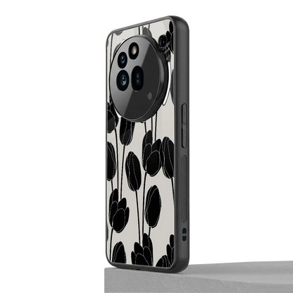 Midnight Rose nothing phone 3a pro mobile cover | shockproof glass phone case