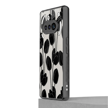 Midnight Rose nothing phone 3a mobile cover | shockproof glass phone case