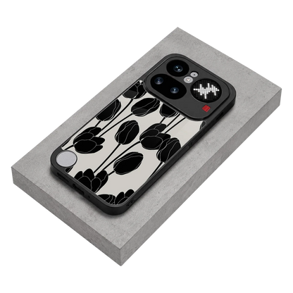 Midnight Rose stylish phone case for nothing phone 4a pro | glossy glass and slim fit