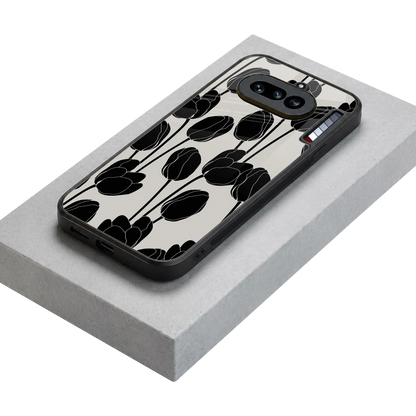 Midnight Rose stylish phone case for nothing phone 4a | glossy glass and slim fit