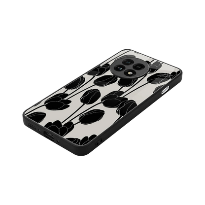 Midnight Rose stylish phone case for oneplus 13r | glossy glass and slim fit