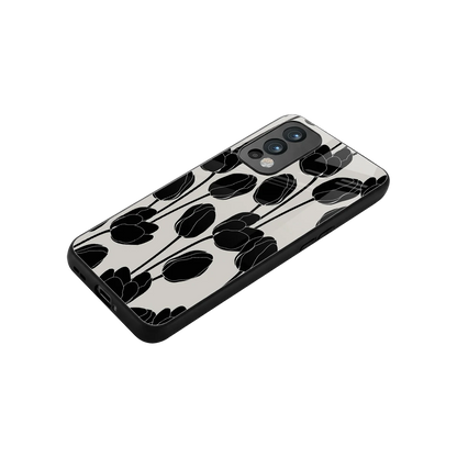 Midnight Rose stylish phone case for oneplus nord 2 | glossy glass and slim fit