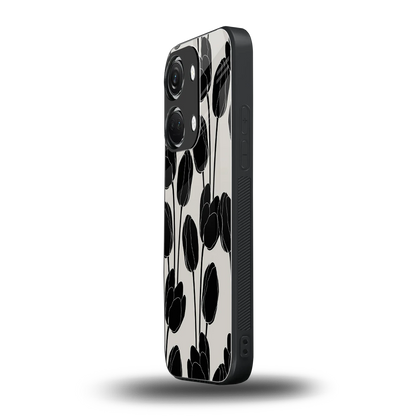 Midnight Rose oneplus nord 3 mobile cover | shockproof glass phone case