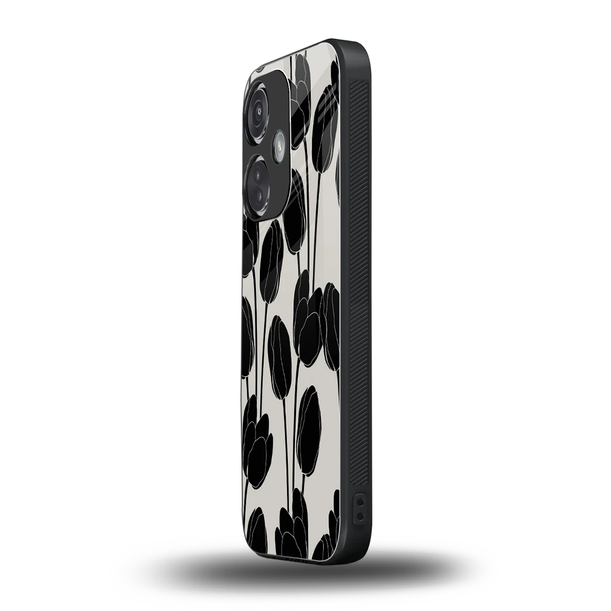 Midnight Rose oneplus nord ce 3 mobile cover | shockproof glass phone case