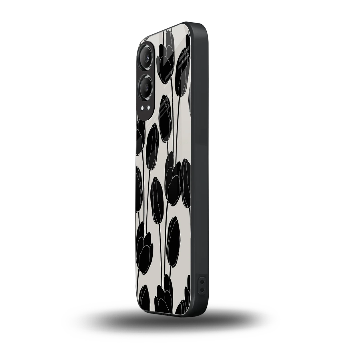 Midnight Rose oneplus nord ce 4 lite mobile cover | shockproof glass phone case