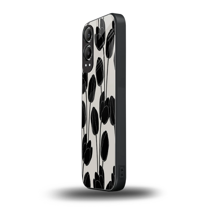 Midnight Rose oneplus nord ce 4 lite mobile cover | shockproof glass phone case